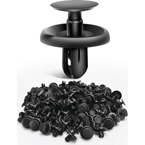 100pcs Universal Plastic Clip For Toyota/Lexus 9046707201 Black (1/5)