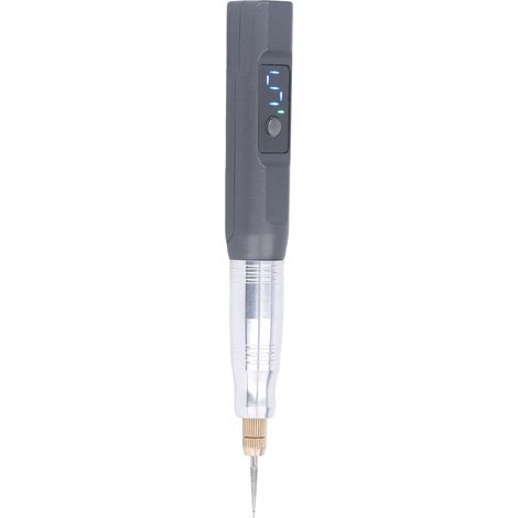 Wiederaufladbarer elektrischer Gravierstift mit 5 Geschwindigkeitsstufen, tragbares Polier- und Schleifwerkzeug, 3,7 V, 10.000–30.000 U/min (1/5)