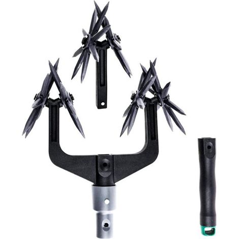 Artefact de décompactage du sol Outils de retournement du sol, dispositifs de décompactage du gazon, aérateurs et décompacteurs de sol pour le jardin, motoculteurs, outils de décompactage du sol (1/5)