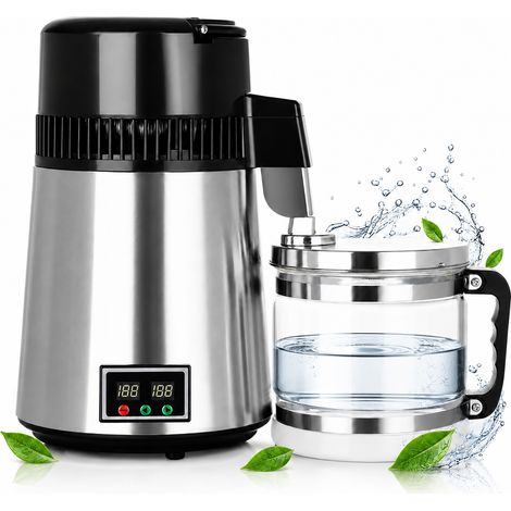 Distillatore d'acqua elettrico da 4 litri con sistema di raffreddamento da 4000 ml (1/5)