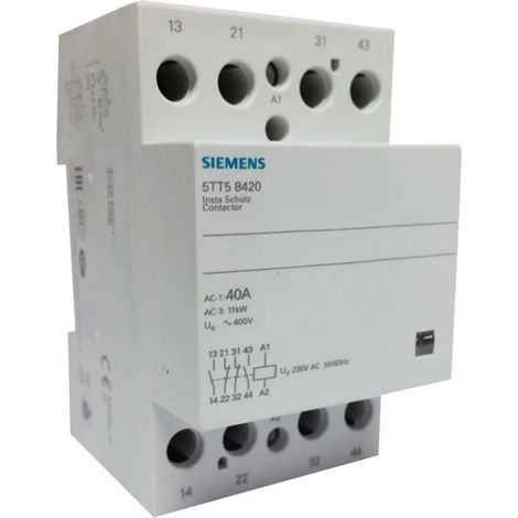 Contattore elettrico Siemens 5tt5843-0 230V 40A