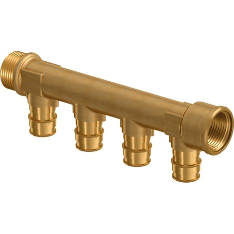 Distributeur Q&E IG/AG PL 3/4"MT/FT 3X20 c/c40mm