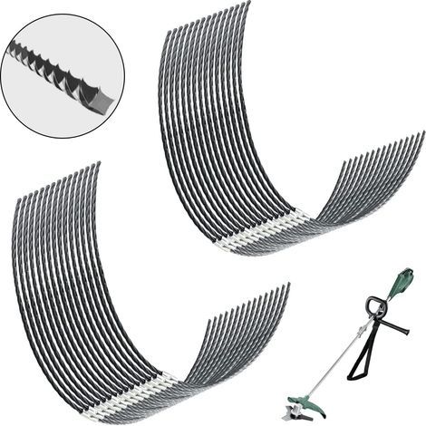Lot de 10 bobines de fil de coupe extra résistant pour débroussailleuse AFS 23-37, compatible avec débroussailleuse Bosch F016800431 (1/5)