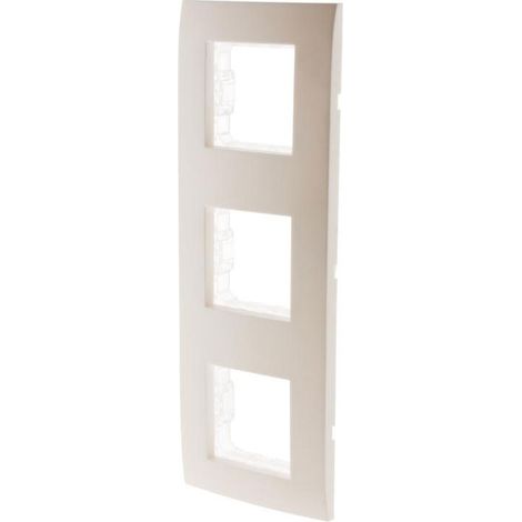Plaque de finition triple Simplea - blanc - Zenitech