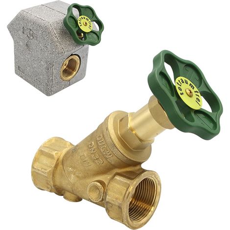 Freistromventil Muffenanschluss 1 1/4" mit Dämmschale (1/5)