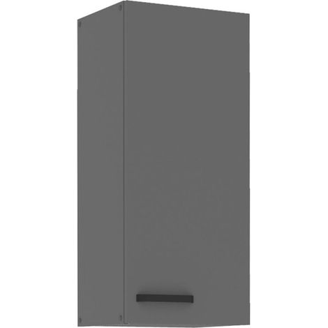 Küche NESSA Hängeschrank 40 cm Anthrazit Küchenzeile Küchenblock Einbauküche (1/4)