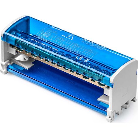 Zweipoliger modularer Verteilerblock SHNK2x15 2x (11×6 mm2, 2×25 mm2, 2×3