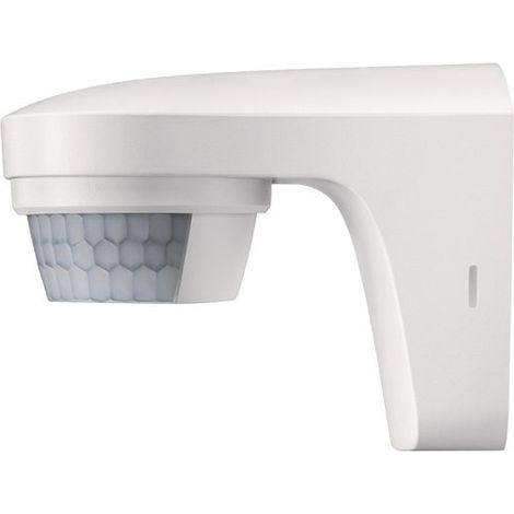 Theben – Détecteur de mouvement mural extérieur S150 WH – Portée 12m – Tête de capteur pivotable ±90° – Protection IP55 pour extérieur