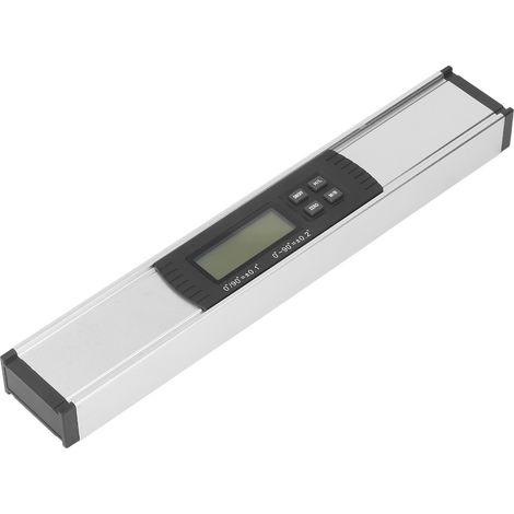 Elektronische digitale Wasserwaage aus Aluminium, Winkelmesser mit Magnetfuß, Präzisionsmessgerät für Heimwerker und Baustellen (1/5)