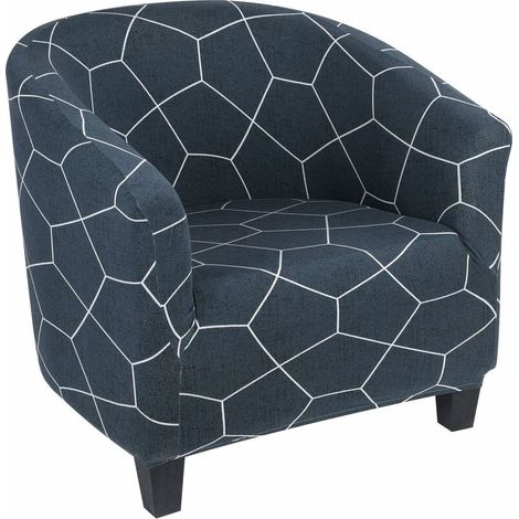 Elastic jacquard chair cover for club chair, lounge chair, cocktail chair (1/5)