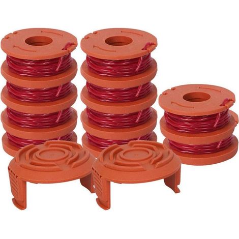 Cordon enroulé pour Worx WA0010 WG154 WG163 WG160 (10 bobines + 2 capuchons) (1/5)