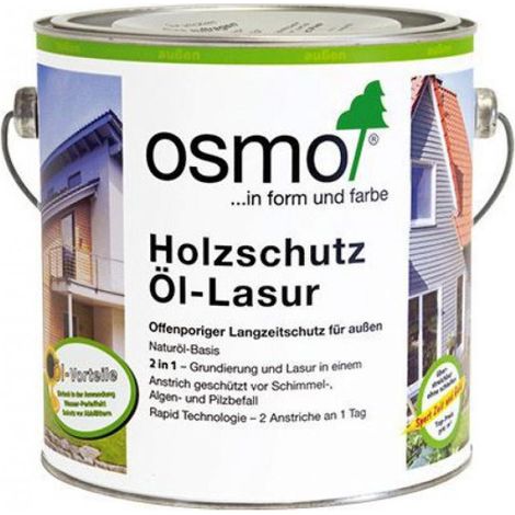 OSMO Holzschutz ael-Lasur (lasure pour bois) 2,5 litres Incolore mat (701) (1/2)