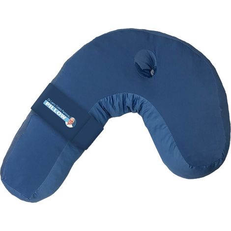 Oreiller en mousse a memoire de forme pour dormir sur le cote - conception en j