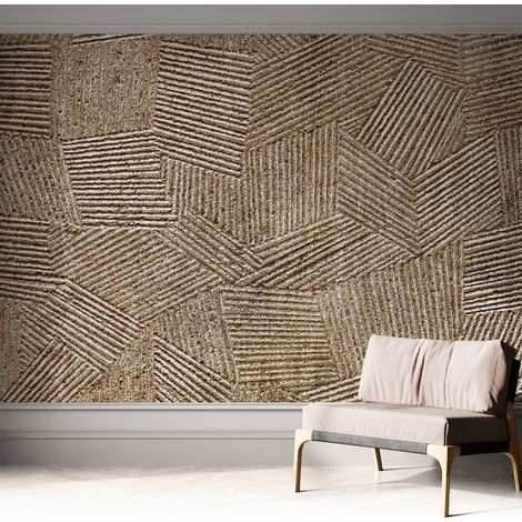 Papier peint autocollant avec imprimé pour décoration intérieure pour rénovation a motif Lignes structurées 312x219 cm (1/5)