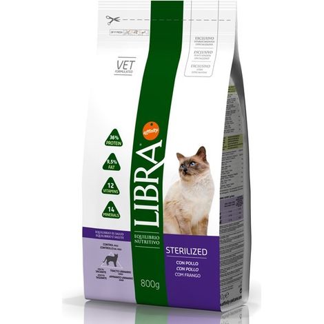 Libra Adult Sterilized con Pollo para Gatos - Pienso para Gatos