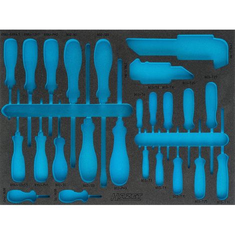 Garniture en mousse souple bimatière 163-373L HAZET (1/2)