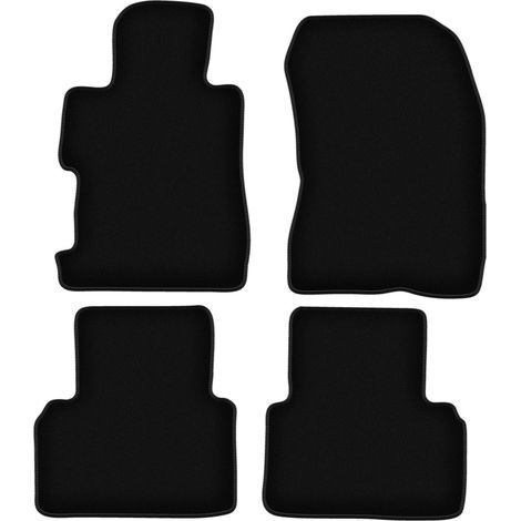 Alfombrillas BASIC velour negro para: Honda Civic VIII 4D sedán (2006-2011)