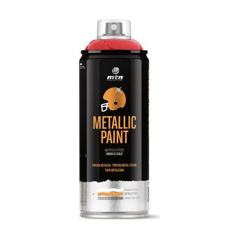 Bombe de peinture MTN Pro Metallic Paint Rouge