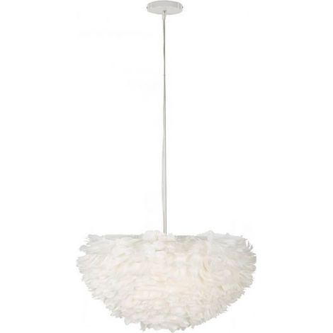 LAMPADARIO FEATHER CM Ø 60X30 (altezza con filo cm 110) (1/5)