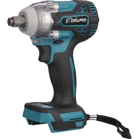 Clé à chocs sans fil - 18 V - Couple maximal 620 N·m - Embase carrée 1/2 pouce - Pour batteries Makita - Sans batterie ni chargeur (1/5)