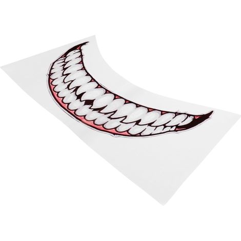 Self Adhesive Motorcycle Stickers Tooth Design Durable Wear