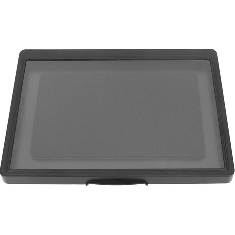 Support téléphone douche étanche rotatif anti-buée mains libres fixation facile étui tablette salle de bain lavage noir (1/5)