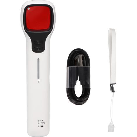 Détecteur de Caméras Portable, Double Canal Infrarouge pour Détection en Temps Réel - Blanc (1/5)