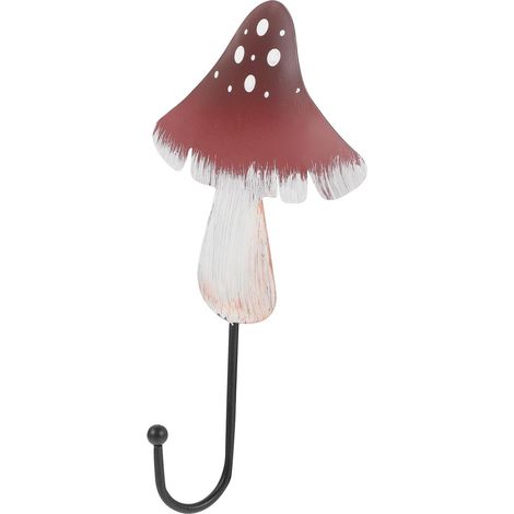 mural en métal en forme de champignon Porte clés décoratif