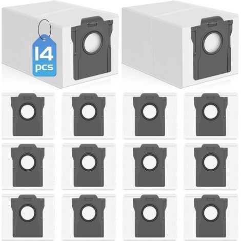 14 Sacs à Poussière pour L10s Ultra Gen 2 / X50 /X40 Ultra /L40S /L10s Pro Ultra Heat/ L40/ L50 Ultra/Mova E30 Ultra / P50 Ultra / V50/ Z50 Ultra/ X30 Ultra Sacs Rechange (1/5)
