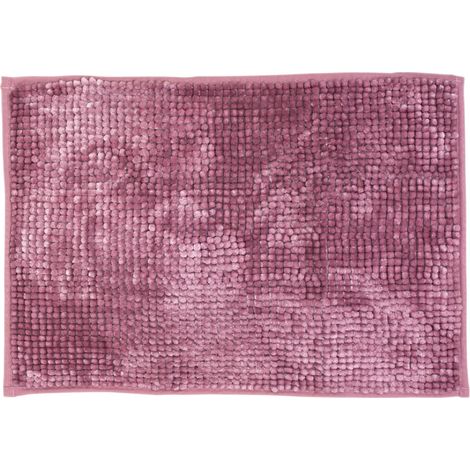 Tappeto Shaggy Bagno E Cucina Retro Antiscivolo In Microfibra Perla Rosa Antico, misura50x80coloreRosa (1/4)