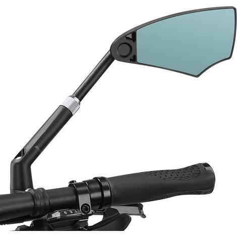 Specchietto retrovisore per bicicletta - destro - antiriflesso - retrattile - ruotabile a 360 gradi - Adatto per manubri da 20-23 mm - specchietto retrovisore per e-bike (1/5)