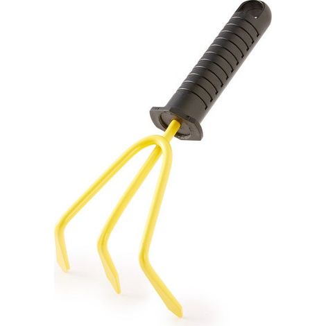 CENTRALE BRICO Griffe de massif acier manche plastique L.11.5 cm