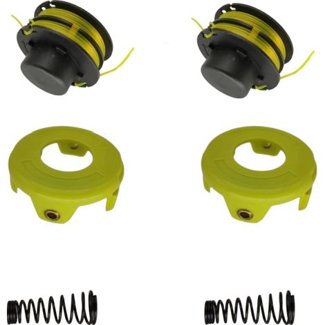 Rasenmäherfadenspulen mit Mähfaden für Ryobi RLT3025F/S und RLT3525S (mehrfarbig)