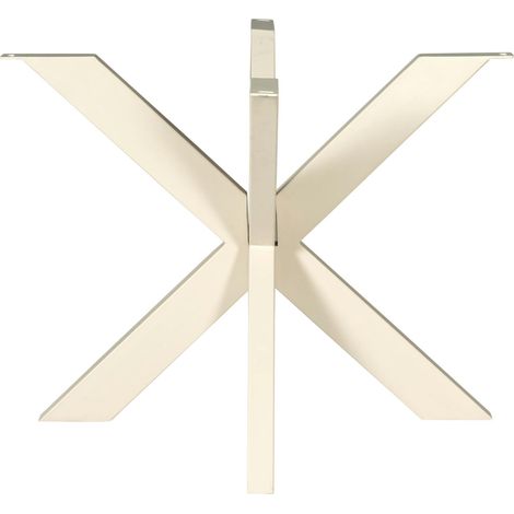 Pied de table mikado en métal sable pour table ronde / carrée RALF (1/3)
