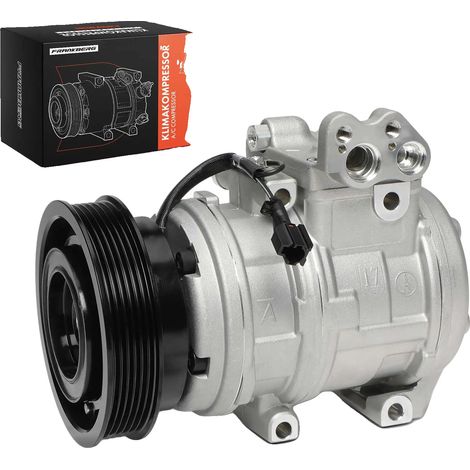 Compresseur de climatisation, Diamètre de poulie 124 mm, Tension nominale 12 V, Quantité d'huile 170 ml, ID du compresseur 10PA17, Compatible avec certaines marques automobiles sélectionnées (1/5)