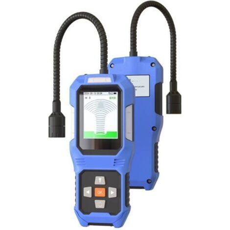 Détecteur de fuites de réfrigérant rechargeable, détecteur de fuites de fréon avec 3 niveaux de sensibilité et 3 types d'alarme, pour CFC, HCFC, HFC, HFO, HC pour les secteurs automobile et domestique (1/5)