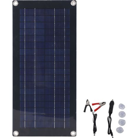Chargeur de téléphone solaire 20 W 18 V, mini chargeur solaire portable et léger, idéal pour la randonnée, le camping et les voyages. (1/5)