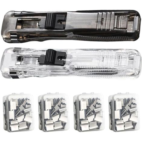 Agrafeuse portable à clips - compacte avec 200 réutilisables (1/5)