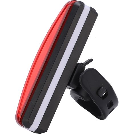 Feu arrière de vélo à une ligne, rechargeable par USB, 500 mAh, pour une sécurité optimale lors des sorties nocturnes. (1/5)
