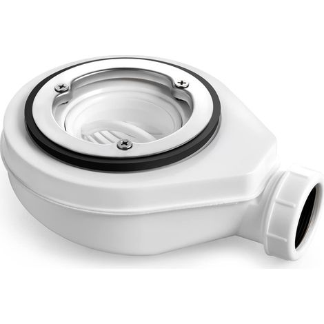 Bonde horizontale sans capot Ø90 DONA pour receveurs de douche, (1/5)