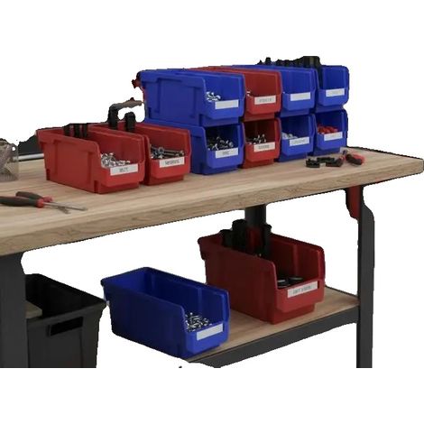 Cajas de almacenamiento, diseño apilable, material plástico duradero, MULTI (1/2)