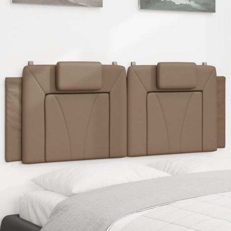 Coussin de tête de lit cappuccino 120cm similicuir (1/5)