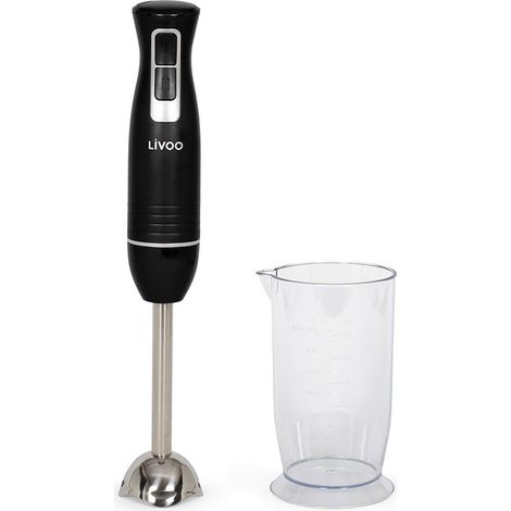 Mixeur plongeant – DOP245N – 400W, 2 lames, acier inoxydable, 2 vitesses, bol inclus, 16 000 tours/min, pied amovible (1/4)