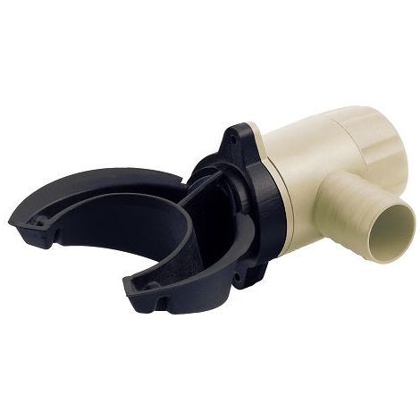 Garantia – Collecteur eau de pluie Speedy Eco rond Sable – Gouttière ronde DN 80-100 – Montage rapide en 2 minutes – Débit régulé 1" (25 mm) (1/5)