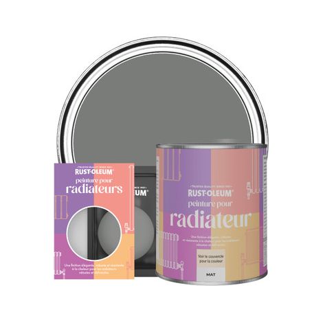 Peinture pour Radiateur, Finition Mate - Gris Ombre (1/3)