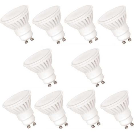10 Ampoules LED GU10,10W, 920lm, blanc neutre 4000K (1/3)