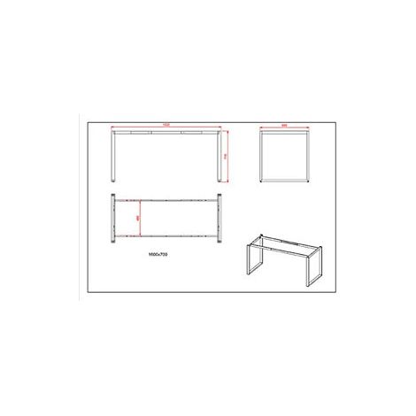 Mesa multiusos DUO-O Trend  tablero recto  esquinas redondeadas