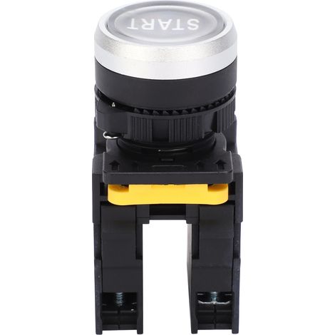 Bouton d'arrêt d'urgence étanche auto-réinitialisable, interrupteur poussoir manuel 10A AC220V