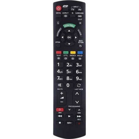 Télécommande - PANASONIC - N2QAYB000350 - Compatible avec plusieurs modèles - Noir - Simple-Ywey (1/4)