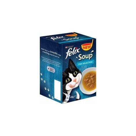 Felix Soup Fish Selection 6 pack - 48g - 590716